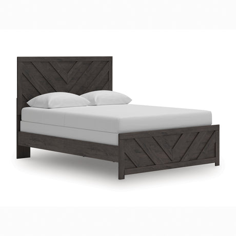 Prendonea Charcoal Panel Bedroom Set from Ashley - Luna Furniture