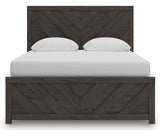 Prendonea Charcoal Queen Panel Bed from Ashley Furniture - Luna Furniture