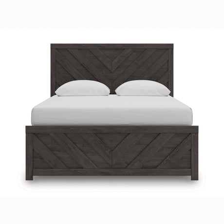Prendonea Charcoal Panel Bedroom Set from Ashley - Luna Furniture
