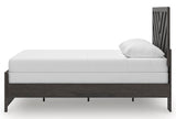 Prendonea Charcoal Queen Panel Bed from Ashley Furniture - Luna Furniture