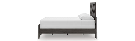 Prendonea Charcoal Queen Panel Bed from Ashley - Luna Furniture