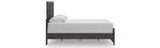 Prendonea Charcoal Queen Panel Bed from Ashley - Luna Furniture