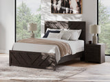 Prendonea Charcoal Queen Panel Bed from Ashley - Luna Furniture
