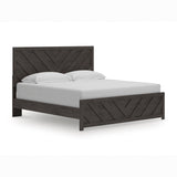 Prendonea Charcoal King Panel Bed from Ashley - Luna Furniture