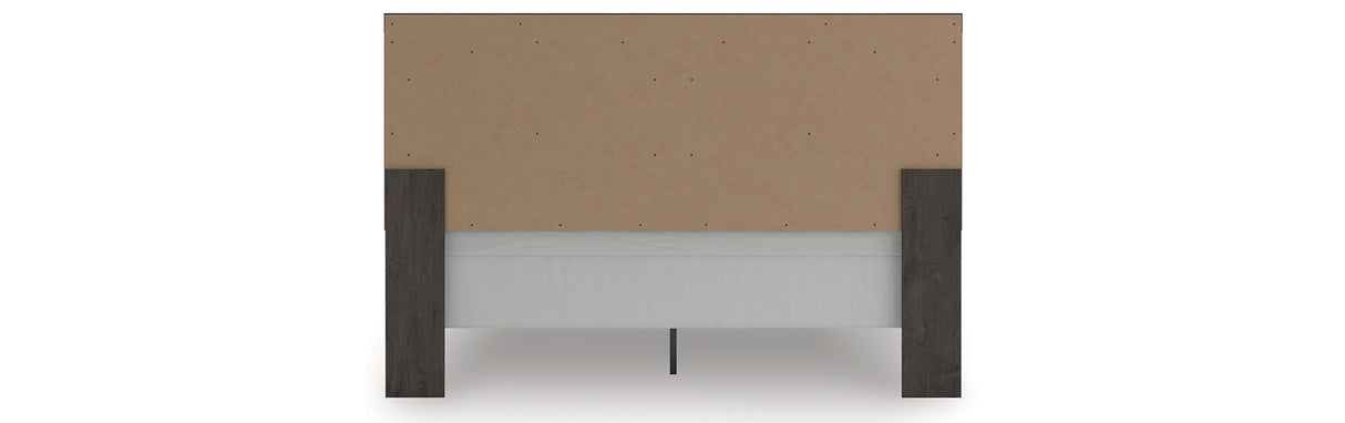 Prendonea Charcoal King Panel Bed from Ashley - Luna Furniture