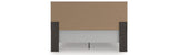 Prendonea Charcoal King Panel Bed and 2 Nightstands from Ashley - Luna Furniture