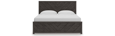 Prendonea Charcoal King Panel Bed from Ashley - Luna Furniture