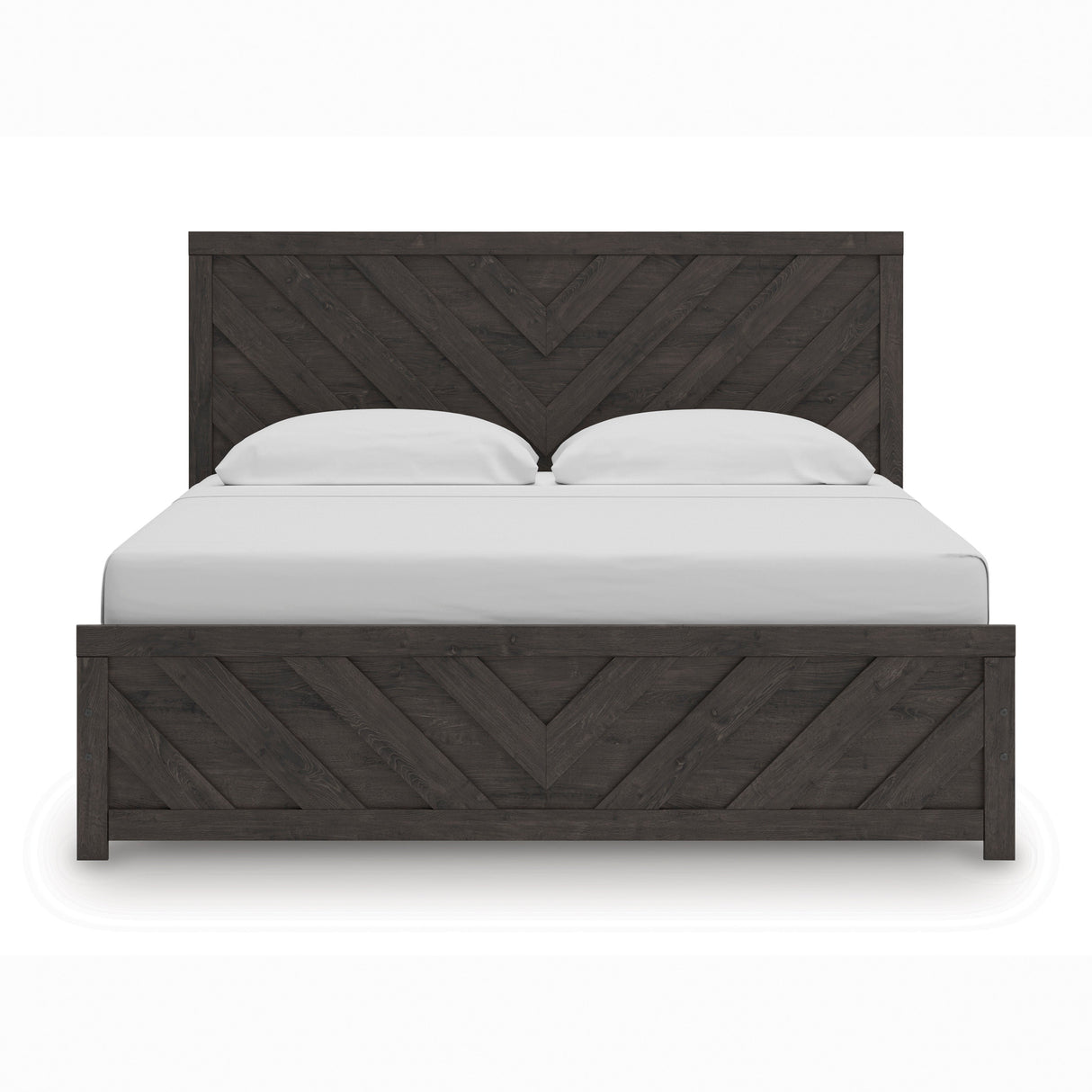 Prendonea Charcoal King Panel Bed from Ashley - Luna Furniture