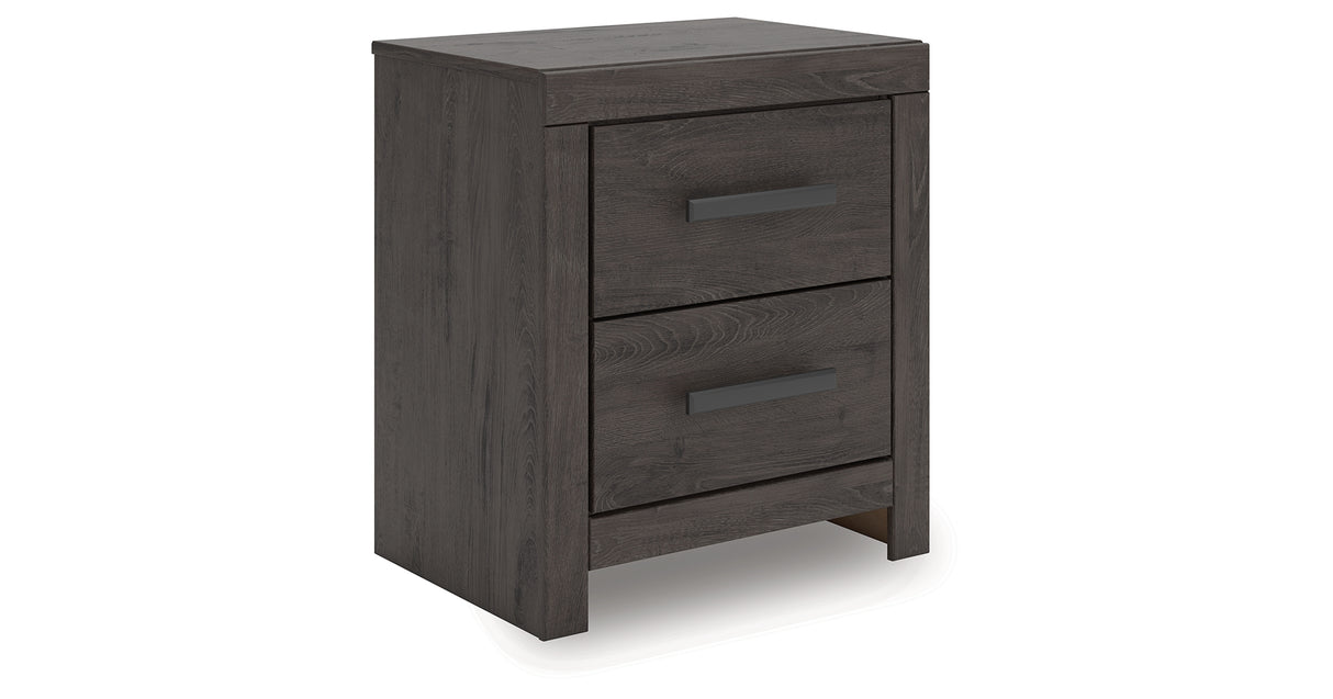 Prendonea Charcoal Nightstand from Ashley - Luna Furniture