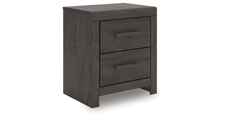 Prendonea Charcoal Nightstand from Ashley - Luna Furniture