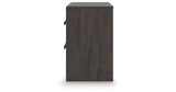 Prendonea Charcoal Nightstand from Ashley - Luna Furniture