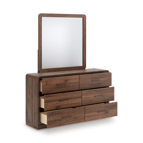Fortlorn Walnut Brown Panel Bedroom Set from Ashley Furniture - Luna Furniture