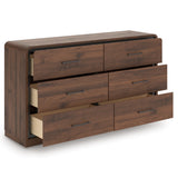 Fortlorn Walnut Brown Panel Bedroom Set from Ashley Furniture - Luna Furniture