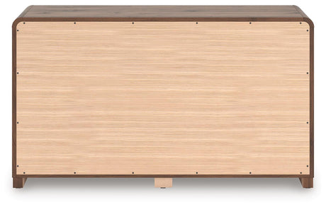 Fortlorn Walnut King Panel Bed, Dresser and 2 Nightstands from Ashley - Luna Furniture