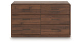 Fortlorn Walnut Brown Dresser from Ashley Furniture - Luna Furniture