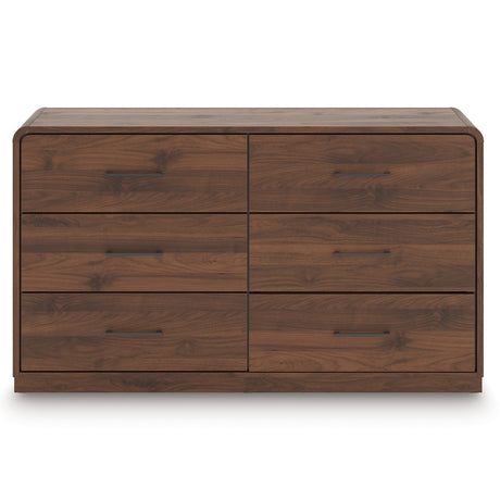Fortlorn Walnut Brown Panel Bedroom Set from Ashley Furniture - Luna Furniture
