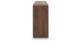 Fortlorn Walnut King Panel Bed, Dresser and 2 Nightstands from Ashley - Luna Furniture