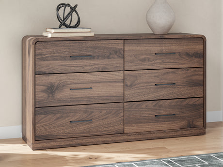 Fortlorn Walnut Brown Dresser from Ashley Furniture - Luna Furniture
