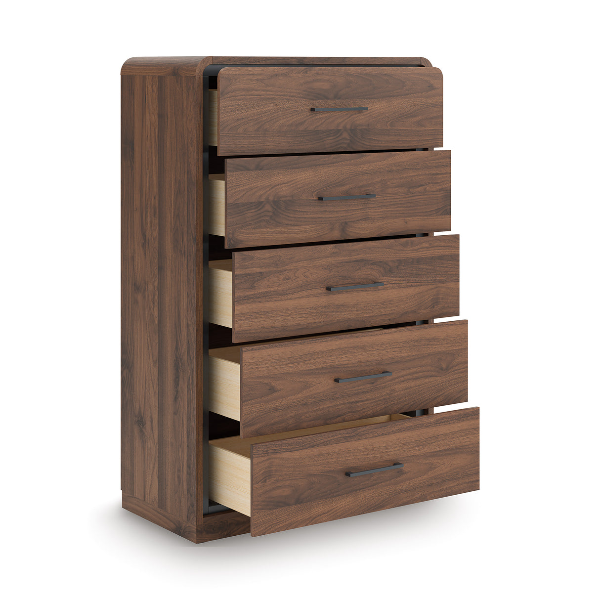 Fortlorn Walnut Brown Panel Bedroom Set from Ashley Furniture - Luna Furniture