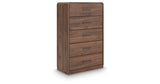 Fortlorn Queen Panel Bed, Dresser, Chest and 2 Nightstands from Ashley Furniture - Luna Furniture
