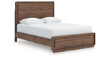 Fortlorn Walnut Brown Queen Panel Bed from Ashley - Luna Furniture