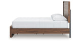 Fortlorn Walnut Brown Queen Panel Bed from Ashley - Luna Furniture
