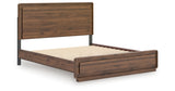 Fortlorn Walnut Brown California King Panel Bed from Ashley Furniture - Luna Furniture
