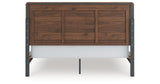 Fortlorn Walnut Brown California King Panel Bed from Ashley Furniture - Luna Furniture