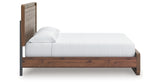 Fortlorn Walnut Brown California King Panel Bed from Ashley Furniture - Luna Furniture