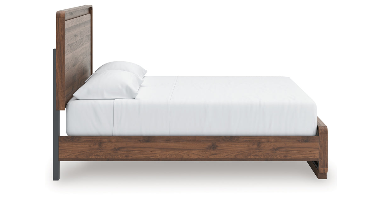 Fortlorn King Panel Bed and 2 Nightstands from Ashley Furniture - Luna Furniture