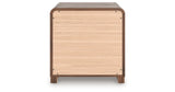 Fortlorn Walnut King Panel Bed, Dresser and 2 Nightstands from Ashley - Luna Furniture