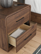 Fortlorn Walnut Brown Nightstand from Ashley Furniture - Luna Furniture