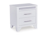 Jarlee White Upholstered Panel Bedroom Set from Ashley Furniture - Luna Furniture