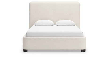 Brintstreet Beige Queen Upholstered Bed from Ashley - Luna Furniture