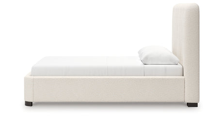 Brintstreet Beige Queen Upholstered Bed from Ashley - Luna Furniture