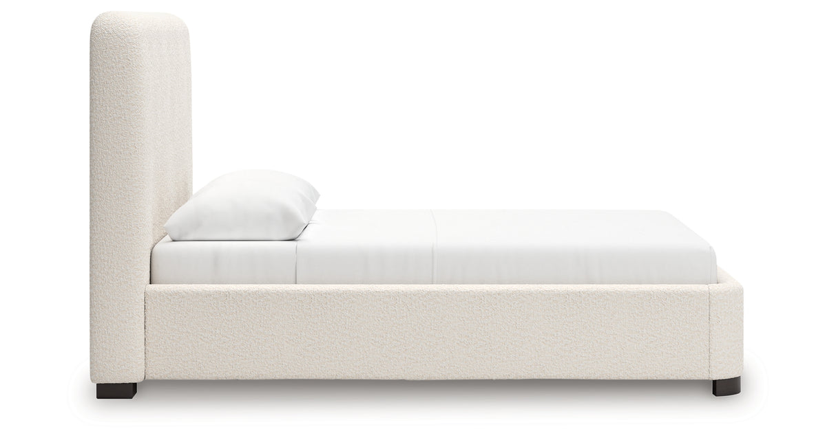 Brintstreet Beige Queen Upholstered Bed from Ashley - Luna Furniture
