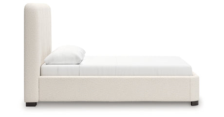 Brintstreet Beige Queen Upholstered Bed from Ashley - Luna Furniture