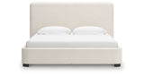 Brintstreet Beige King Upholstered Bed from Ashley - Luna Furniture