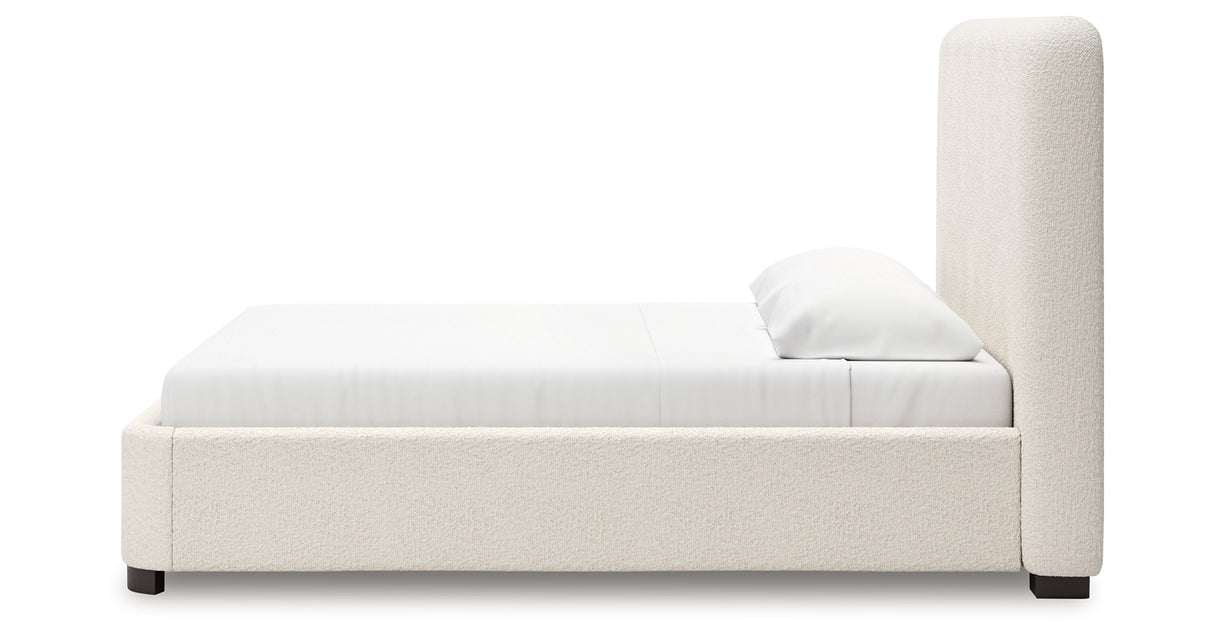 Brintstreet Beige King Upholstered Bed from Ashley - Luna Furniture
