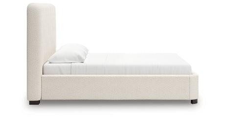 Brintstreet Beige King Upholstered Bed from Ashley - Luna Furniture