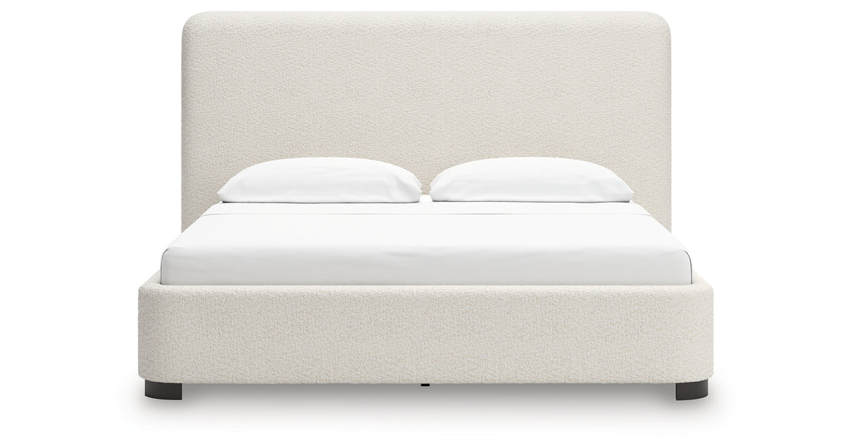 Brintstreet Beige California King Upholstered Bed from Ashley - Luna Furniture