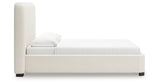 Brintstreet Beige California King Upholstered Bed from Ashley - Luna Furniture