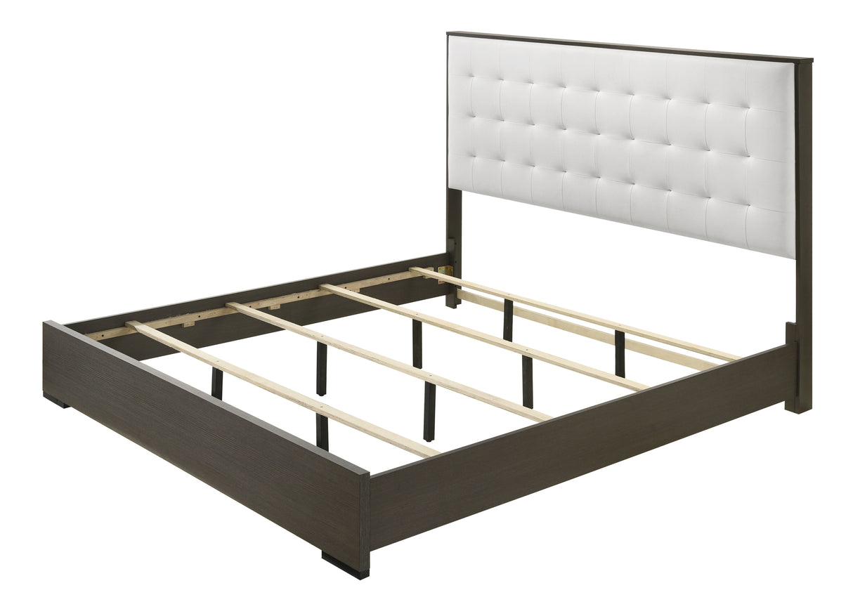 Sharpe Brown Upholstered Panel Bedroom Set