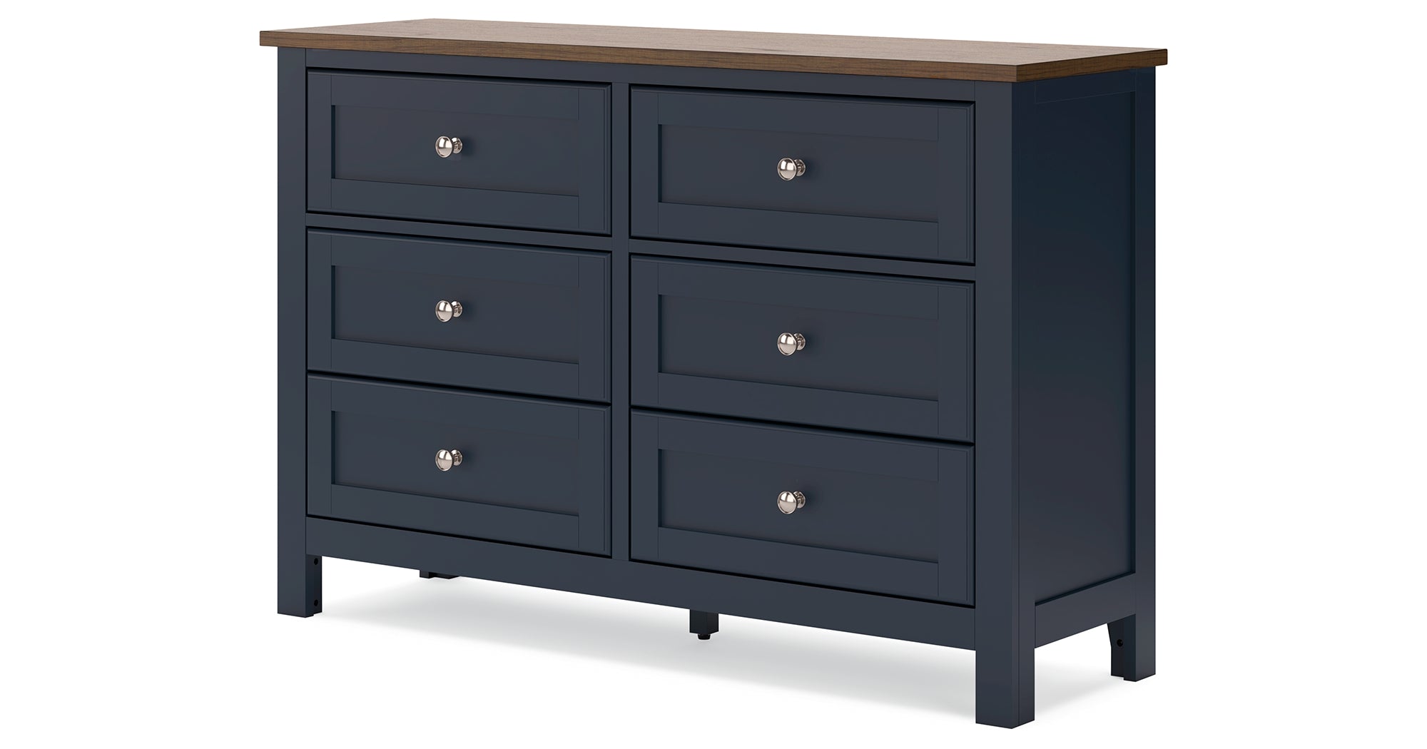 Ashley Landocken Brown/Blue Dresser - Luna Furniture