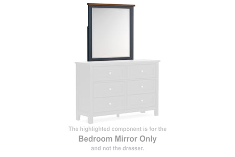 Landocken Brown/Blue Bedroom Mirror (Mirror Only) from Ashley - Luna Furniture