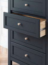 Landocken Brown/Blue Chest of Drawers from Ashley Furniture - Luna Furniture