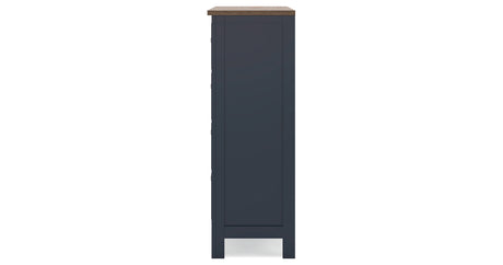 Landocken Brown/Blue Chest of Drawers from Ashley Furniture - Luna Furniture