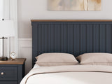 Landocken Brown/Blue Full Panel Bed from Ashley Furniture - Luna Furniture