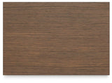 Landocken Brown/Blue Twin Panel Bed with Mirrored Dresser and Nightstand from Ashley - Luna Furniture