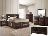 Emily Dark Cherry Bedroom Mirror (Mirror Only) from Crown Mark - Luna Furniture